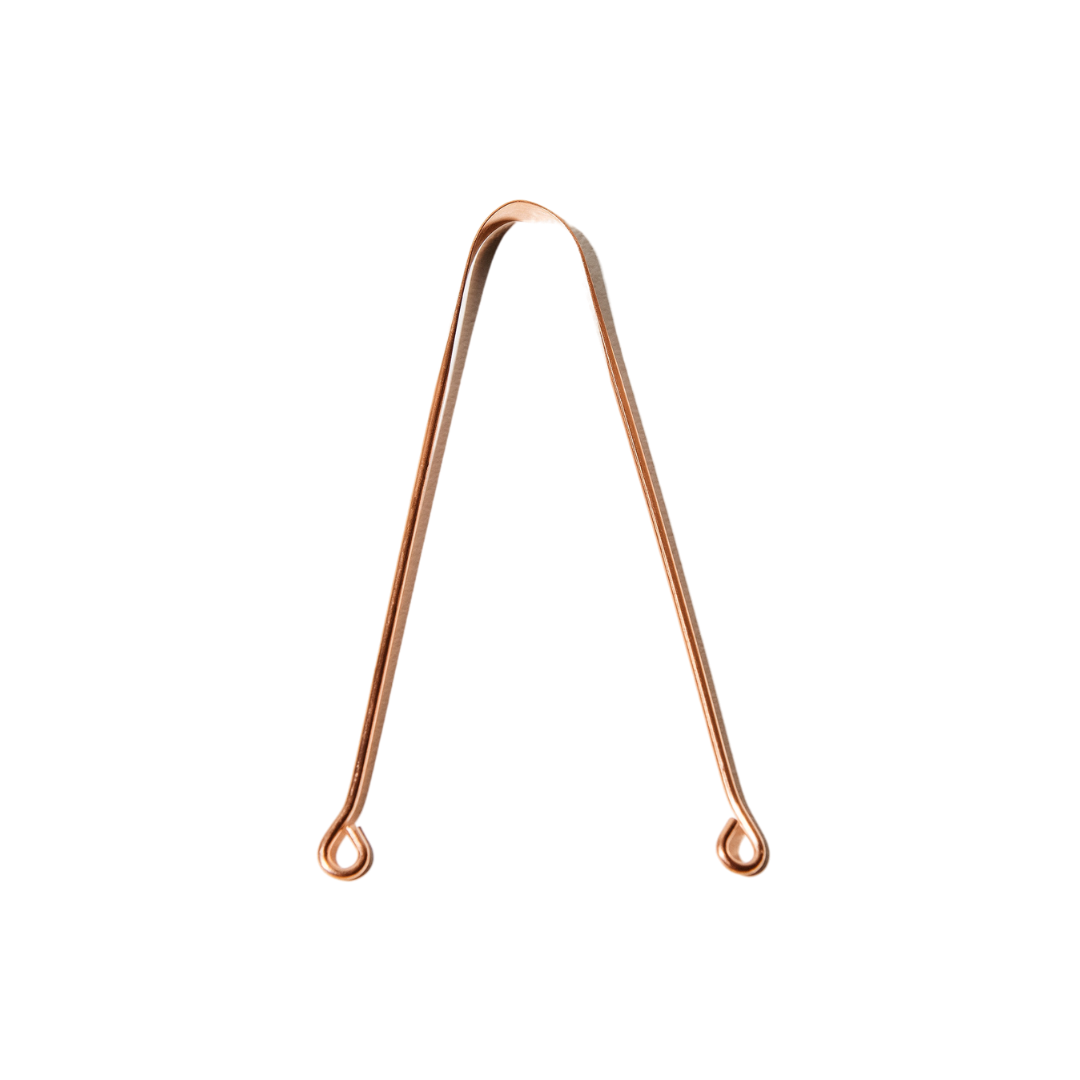 Copper Tooth Scraper Copper Tongue Scraper – Gaia Smiles