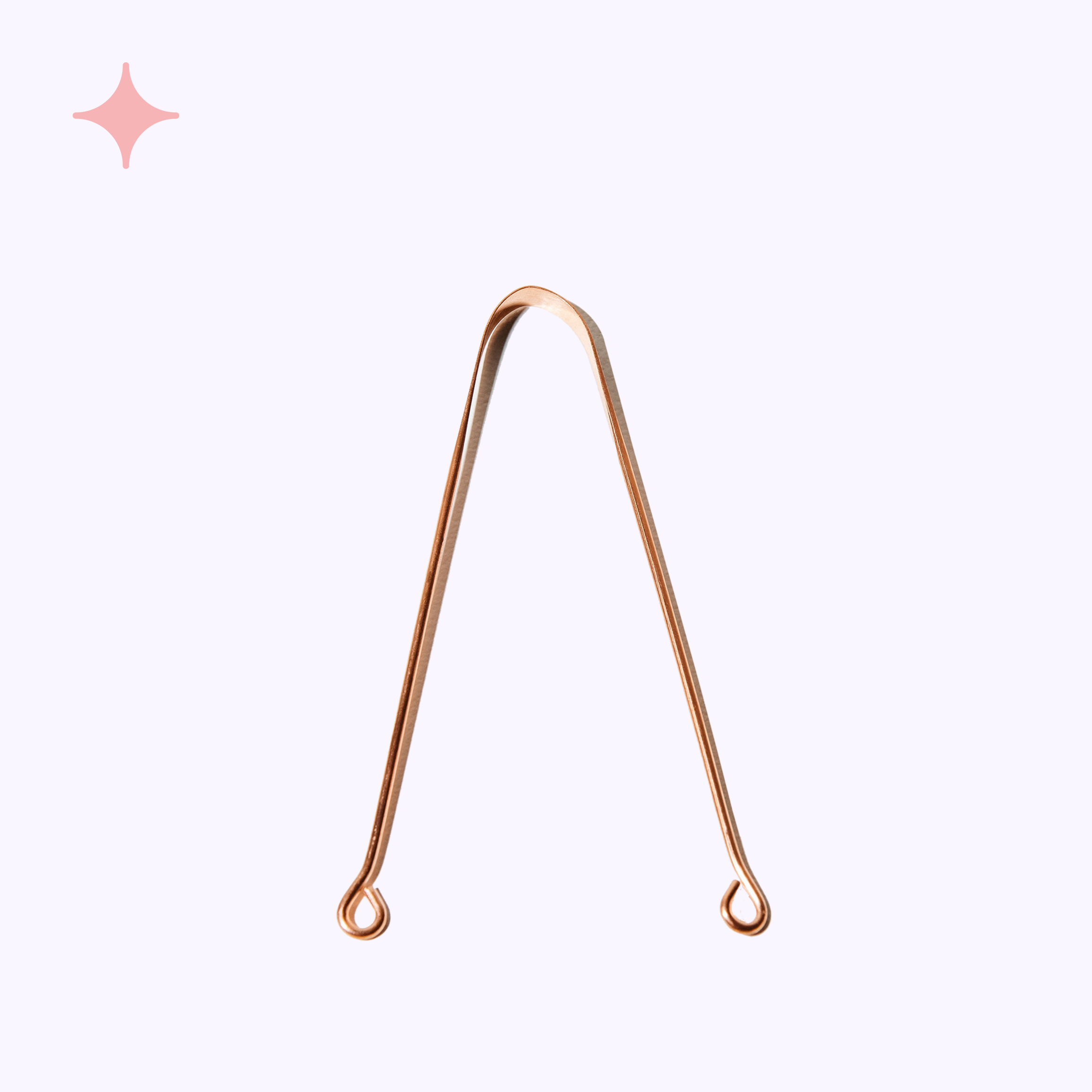 Copper Tooth Scraper Copper Tongue Scraper – Gaia Smiles
